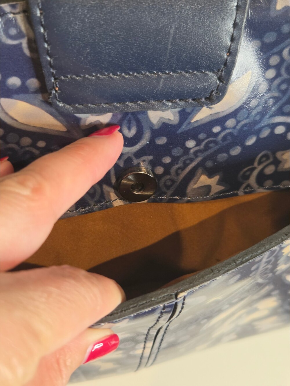 Patricia Nash Rienzo Satchel Italian Folklore Pattern - Picture 11 of 14